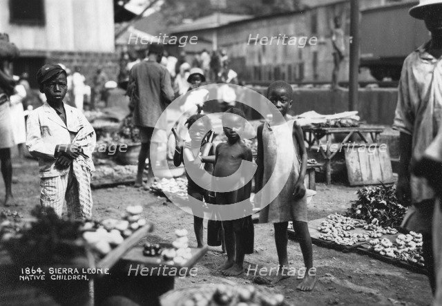 Children, Sierra Leone, 20th century. Artist: Unknown