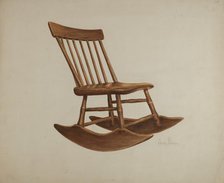 Chair, c. 1936. Creator: Charles Bowman.