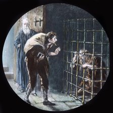 'The Man in the Cage', c1910.  Creator: Unknown.