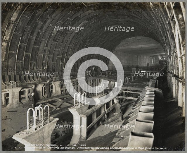 Queensway Tunnel, Liverpool, 1930 Creator: Stewart Bale Limited.