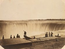 Niagara Falls, ca. 1855. Creator: Possibly by Silas A. Holmes.