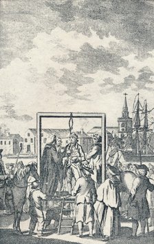 'A Pirate hanged at Execution Dock', c1795. Artist: Robert Dodd.