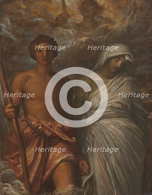 Time, Death and Judgment, 1866. Creator: George Frederick Watts.