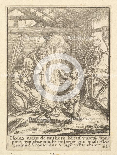 The Child, from the Dance of Death, 1651. Creator: Wenceslaus Hollar.