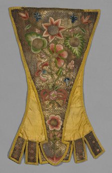 Stomacher, England, 17th century. Creator: Unknown.