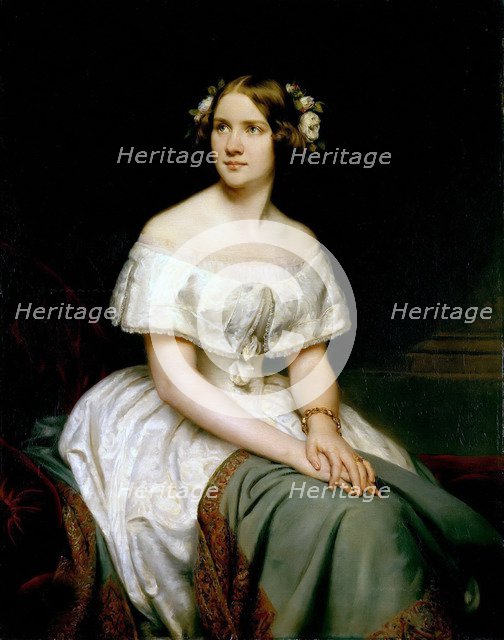 Portrait of the Soprano Jenny Lind (1820-1887), 1846. Creator: Magnus, Eduard (1799-1872).