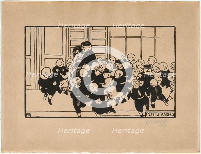 Petits Anges, 1894. Creator: Vallotton, Felix Edouard (1865-1925).