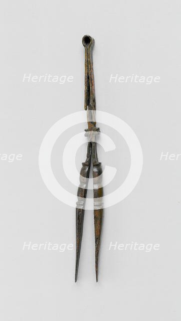 Tweezers, Iran, 9th-10th century. Creator: Unknown.