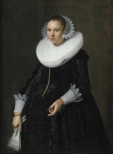 Portrait of a Lady, 1635. Creators: Nicolaes Eliasz Pickenoy, Michiel van Mierevelt.