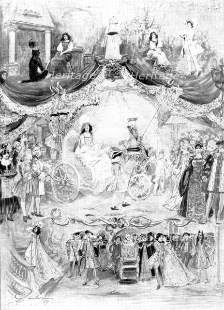 The Pantomime "Cinderella," at the Garrick Theatre, 1898. Creator: Unknown.