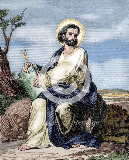 Mark the Evangelist, 1881.  Creator: Unknown.