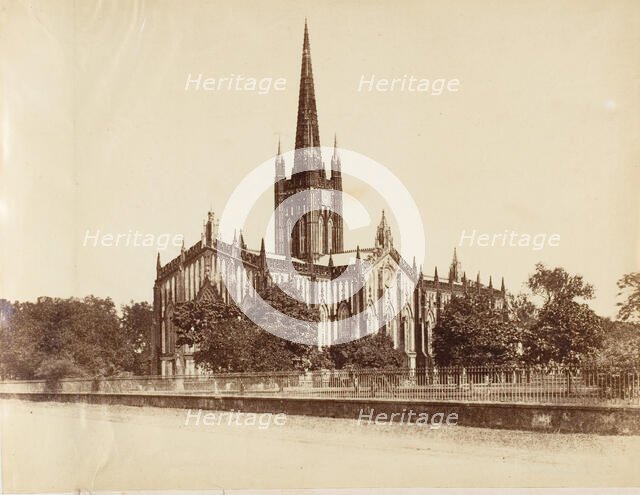 [The St. Pauls Cathedral, Calcutta], 1850s. Creator: Captain R. B. Hill.