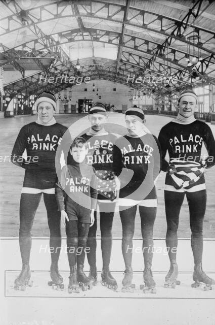 Palace Rink Team - Detroit, between c1910 and c1915. Creator: Bain News Service.