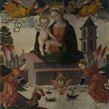 The Miracle of the Holy House of Loreto. Creator: Francesco da Montereale (1476-1541).