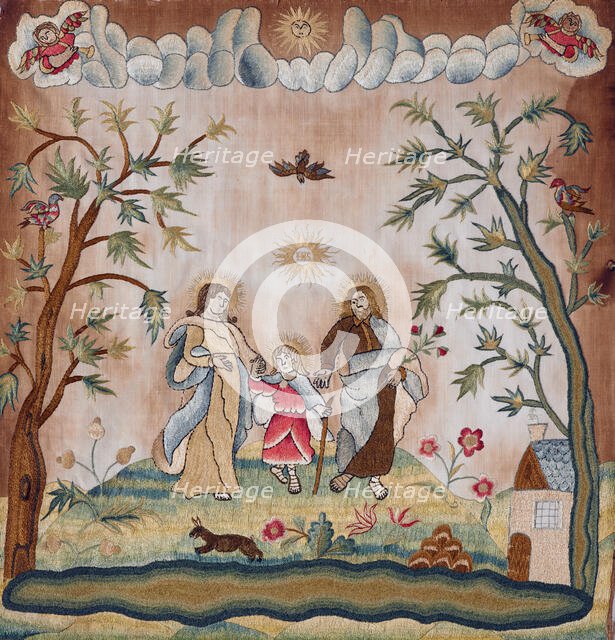 Embroidered picture,  c1640. Creator: Unknown.