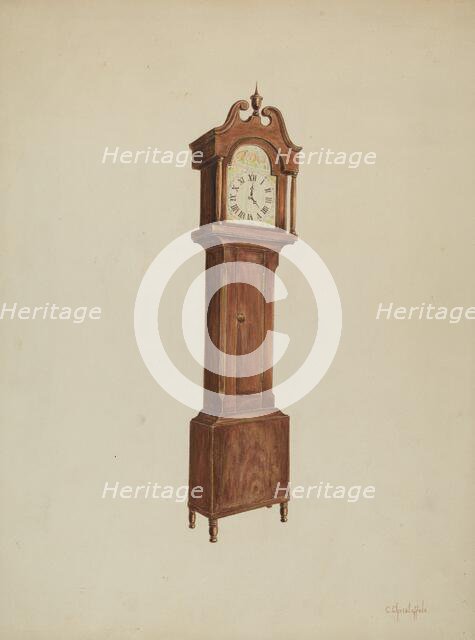 Grandfather Clock, c. 1940. Creator: Cornelius Christoffels.