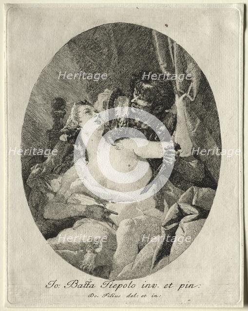 Tarquin and Lucretia. Creator: Giovanni Domenico Tiepolo (Italian, 1727-1804).