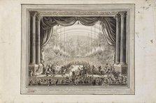 Banquet of the Garde du Corps in the Opéra Royal de Versailles, October 1, 1789, 1789. Creator: Prieur, Jean-Louis (1759-1795).