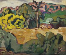 Southern landscape with palm tree , c1909. Creator: Valtat, Louis (1869-1952).