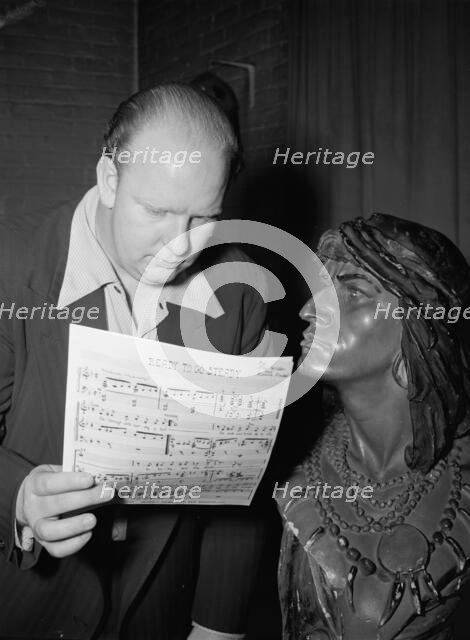 Portrait of Edwin A. Finckel, New York, N.Y., 1946. Creator: William Paul Gottlieb.