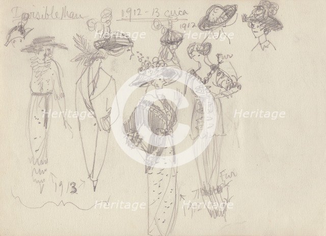 Historical costume, c1950. Creator: Shirley Markham.