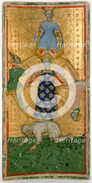 Wheel Of Fortune. Tarot card.