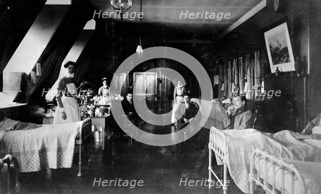St Bartholomew's Hospital, London: Faith ward, c1908. Creator: Unknown.