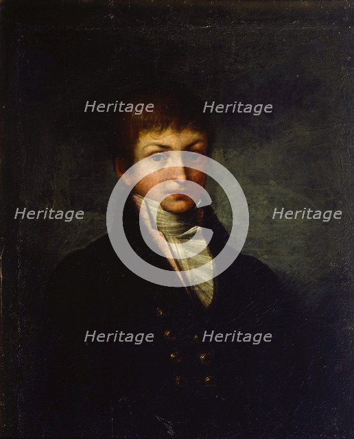 'Portrait of the Poet Konstantin N Batyushkov', 1800s. Artist: Russian Master