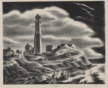 Lighthouse, ca.1935 - 1943. Creator: Hugh Botts.