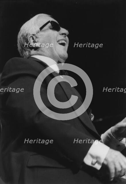 George Shearing, David Jacobs, Barbican, London, 1996. Creator: Brian Foskett.