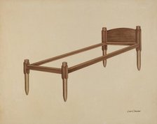 Shaker Bed, 1935/1942. Creator: Lon Cronk.