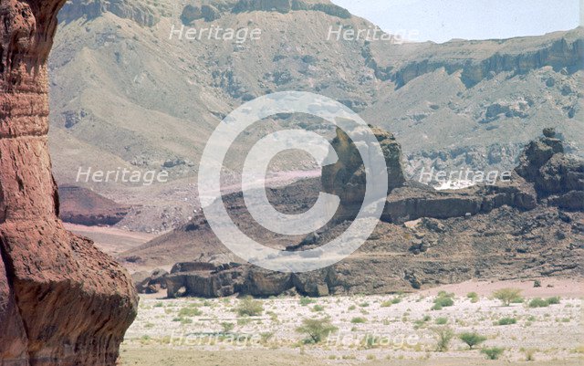 Site of King Solomon's Mines in the Neggu desert, 10th century BC. Artist: Unknown