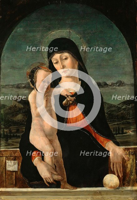 Virgin with Child, 1484. Artist: Morone, Domenico (c. 1442-1518)