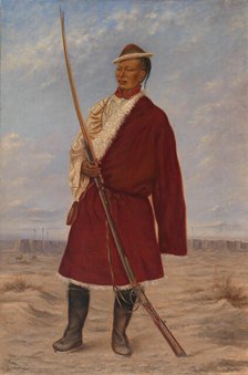 Tibetan Man, ca. 1893. Creator: Antonio Zeno Shindler.