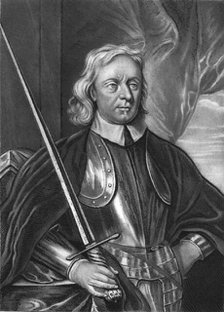 ''Oliver Cromwell, Lord Protector; Obit 1658', 1813. Creator: Robert Dunkarton.