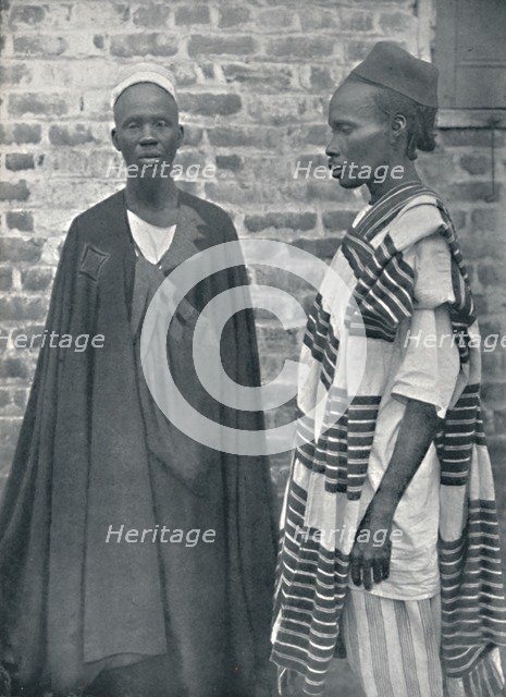 Two Mandingos from north-western Liberia, 1912. Artist: Harry Johnston.