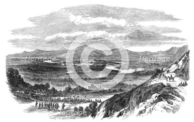 View of Capua, from Monte St. Angelo - from a sketch by our special artist, Frank Vizetelly, 1860. Creator: Unknown.