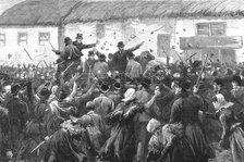 ''The North Kilkenny Election--Mr. Parnell Mobbed Whist Leaving Castlecomer', 1890. Creator: Unknown.