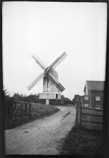 Cross-in-Hand Windmill, Mill Lane, Cross-in-Hand, Wealden, East Sussex, 1932. Creator: Francis Matthew Shea.