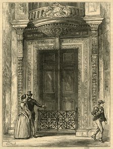 'The Door of Saddlers' Hall', 1897. Creator: Unknown.