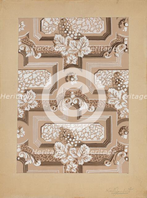 Wall Paper, c. 1937. Creator: Karl Joubert.