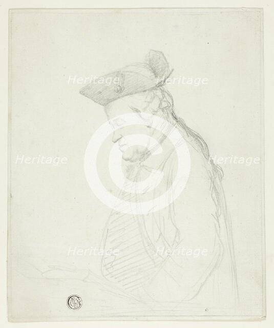 Half-Length Portrait of George Michael Moser, n.d. Creator: George Dance.