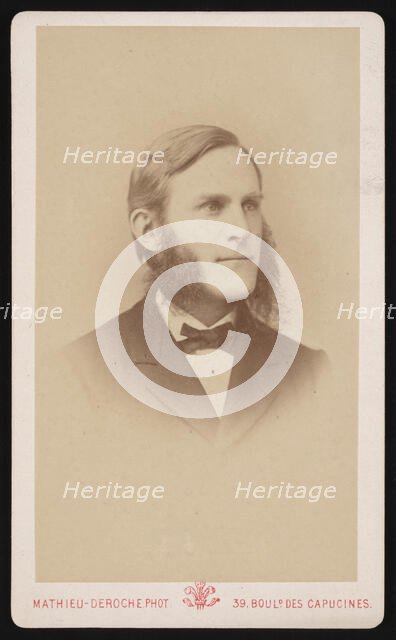 Portrait of Samuel Hubbard Scudder (1837-1911), Circa 1871. Creator: Mathieu Deroche.