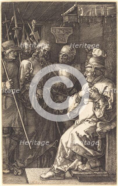 Christ before Caiaphas, 1512. Creator: Albrecht Durer.