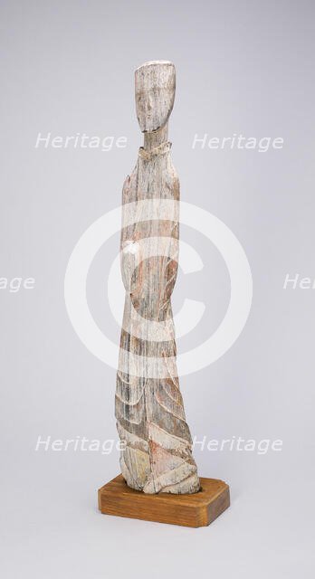 Standing Attendant (Tomb Figurine), Eastern Zhou dynasty, Warring States period, 4th/3rd cent. B.C. Creator: Unknown.