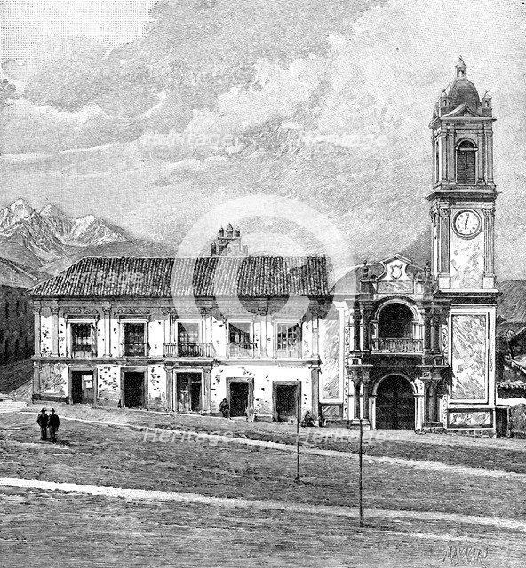 The Palace of Congress, La Paz, Bolivia, 1895. Artist: Unknown