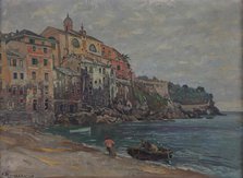 Italian city by the sea, 1905. Creator: Eduard Ameseder.