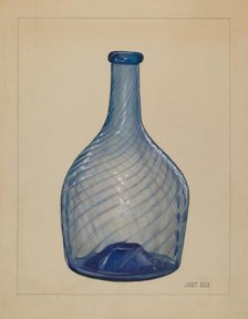 Bottle, c. 1937. Creator: Janet Riza.