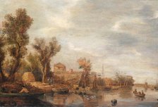 River View, after c.1630. Creator: Follower of Jan van Goyen.