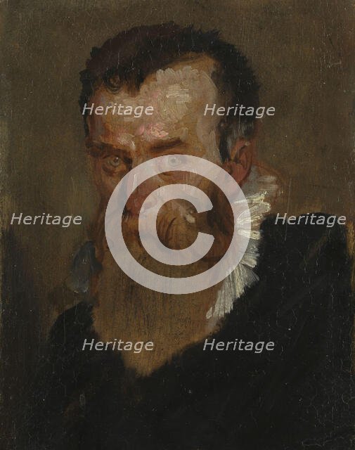 Portrait study, Undated. Creator: Franz von Lenbach.